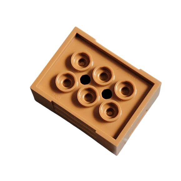 LEGO Crate with Handholds 30150 Medium Nougat‎ Accessory Piece Part Replacement - Picture 4 of 4